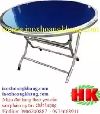 Bàn tròn inox cao cấp
