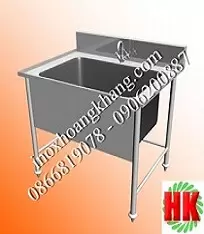 Chậu rửa inox 1 học